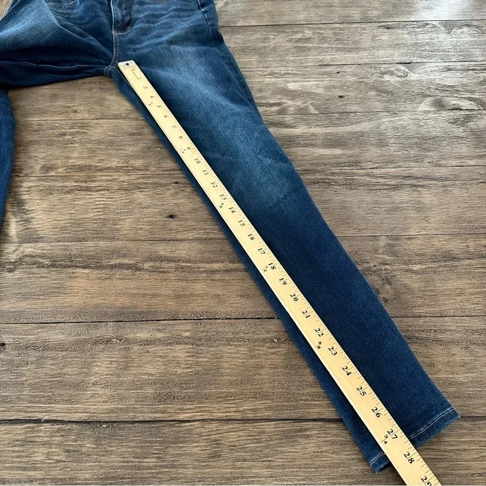 American Eagle Size 0 Super Hi Rise Jeggings Jeans 360‎ Next Level Stretch Blue